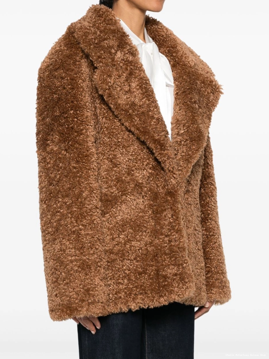 Cheap faux-shearling McCartney Fluffy Stella Women jacket 0701